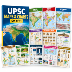 UPSC Maps & Charts Set of 11